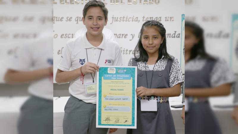 Miah Shalom y Diego pasaron a la segunda etapa del Tribunal Electoral Infantil 2019. 