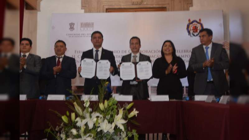 UMSNH y el Congreso de Michoacán firman convenio de colaboración - Foto 2 