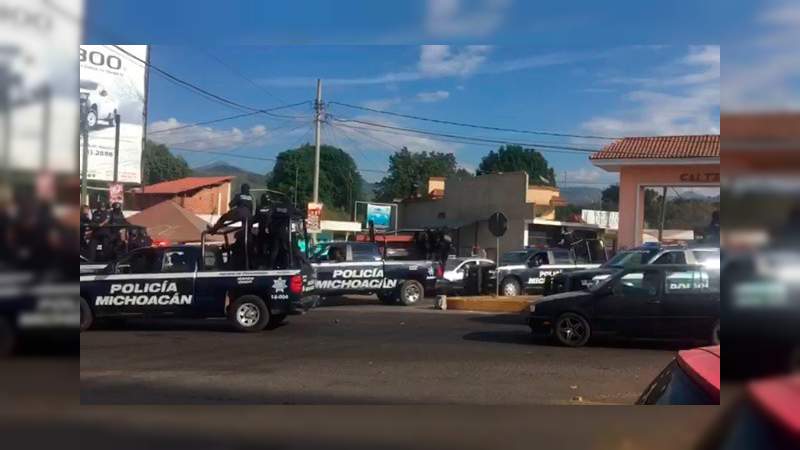 Hombres armados se llevan a policía del interior de su casa en Caltzontzin, Uruapan 