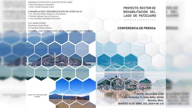 En varias etapas, de nueva cuenta, esperan rehabilitar el lago de Pátzcuaro - Foto 1 