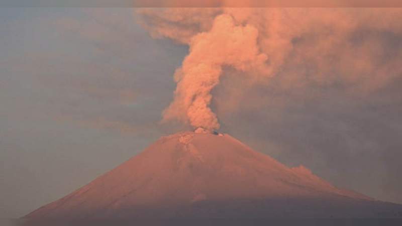 Popocatépetl registra 80 exhalaciones en 24 horas 