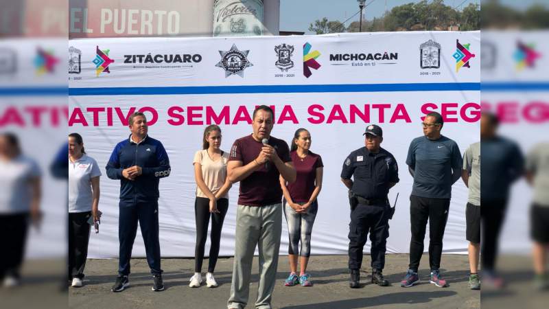 Refuerzan tareas de seguridad en Zitácuaro durante Semana Santa - Foto 2 