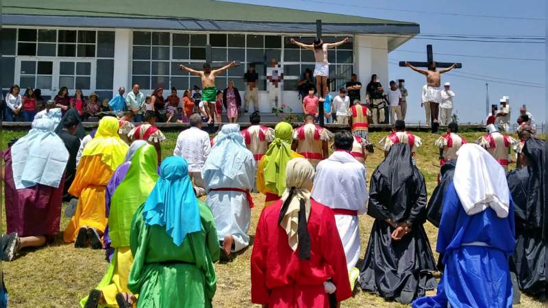 Centros Penitenciarios realizan representación de viacrucis  - Foto 3 