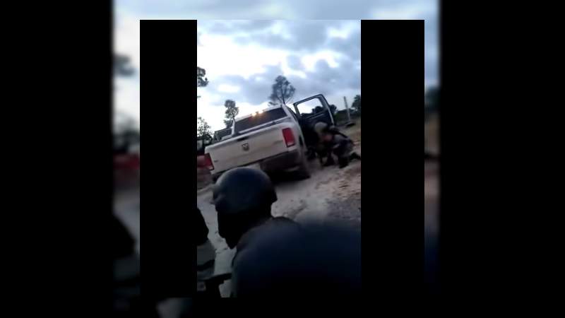 Difunden video la Marina en balacera contra presuntos miembros del CJNG 