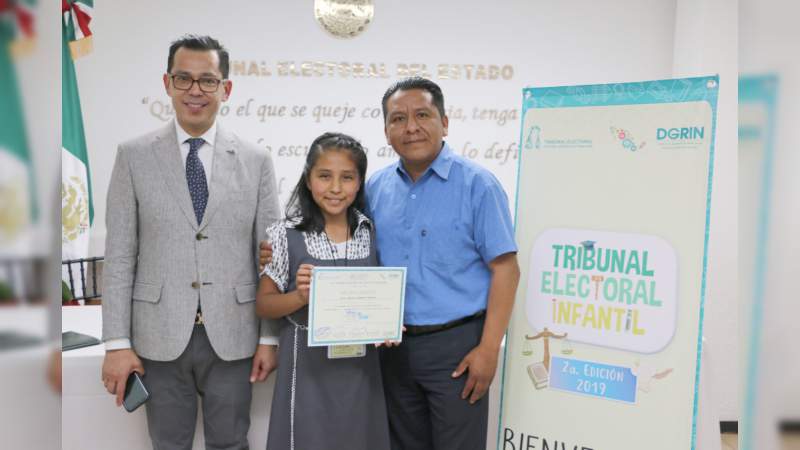 Miah Shalom Clemente Morales integrará el Tribunal Electoral Infantil 2019 