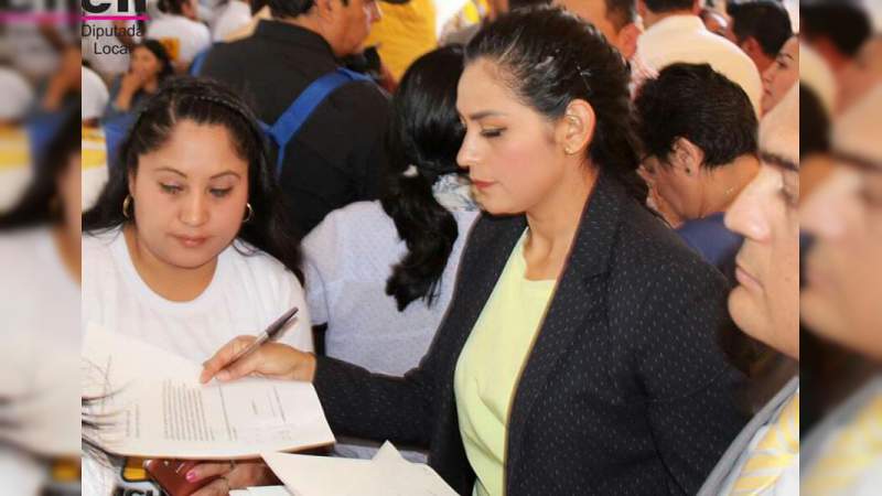 Casa de gestión y enlace, vínculo con las comunidades del Distrito de Pátzcuaro: Araceli Saucedo