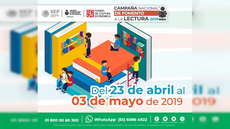 INEA da inicio a la campaña nacional de fomento a la lectura - Foto 1 