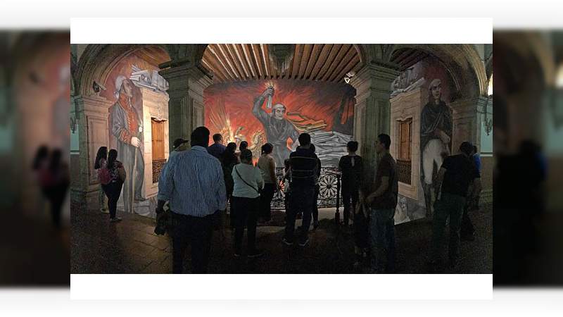 Poder Judicial de Michoacán difunde la historia institucional a través de recorridos nocturnos en el Palacio de Justicia del Centro Histórico - Foto 0 