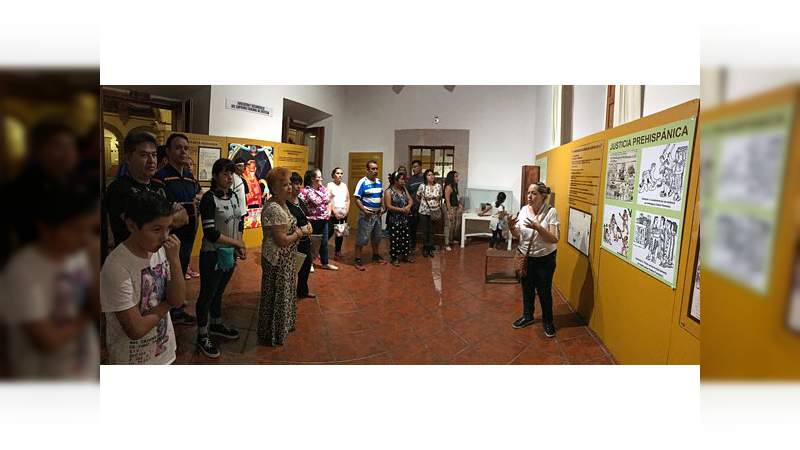 Poder Judicial de Michoacán difunde la historia institucional a través de recorridos nocturnos en el Palacio de Justicia del Centro Histórico - Foto 2 