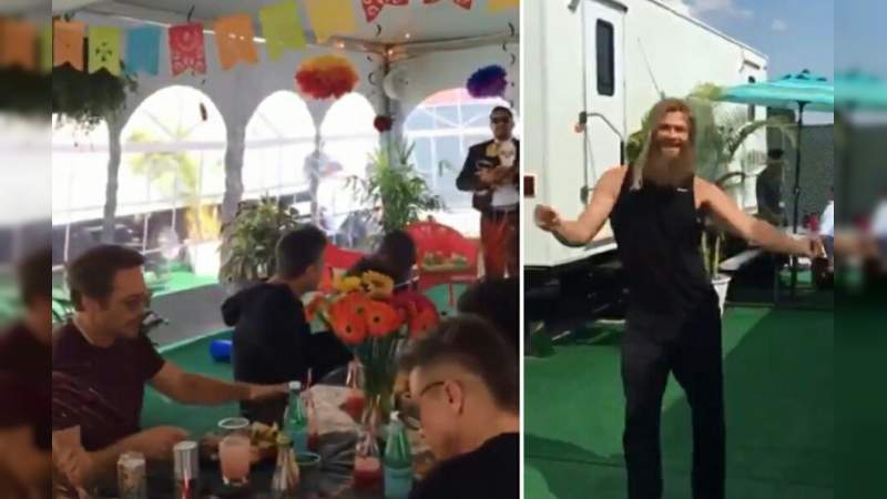Avengers realizan fiesta mexicana, con todo y mariachis 