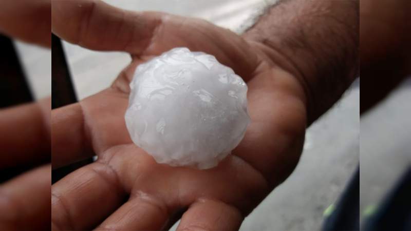 Cae granizo gigante en Nuevo León - Foto 1 