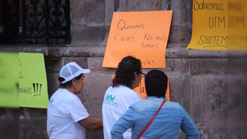 Queremos clase: Sindicato Unificado de la Universidad Tecnológica de Morelia 