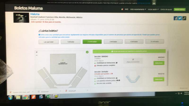 Empresa no autorizada vende boletos apócrifos del show de Maluma para presentación en Morelia  - Foto 1 