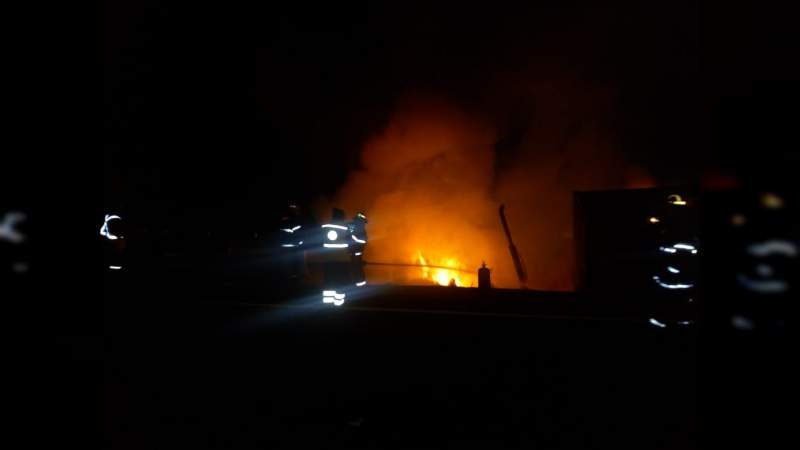 Se incendia humilde vivienda en Celaya, Guanajuato  