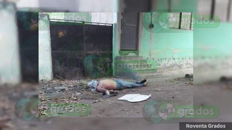 Hallan cuerpo sin vida en calles de Apatzingán, Michoacán  