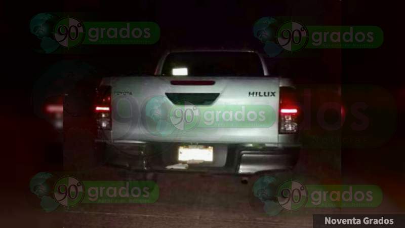 Aseguran en Buenavista, Michoacán una camioneta robada 