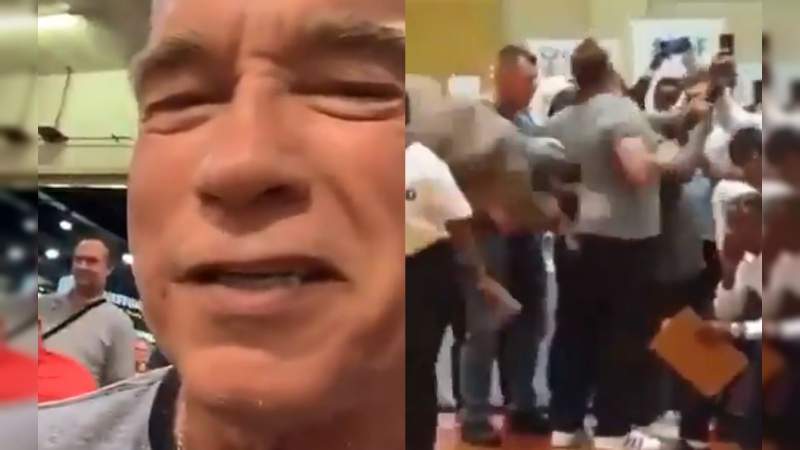 Arnold Schwarzenegger fue agredido durante un evento en Sudáfrica 