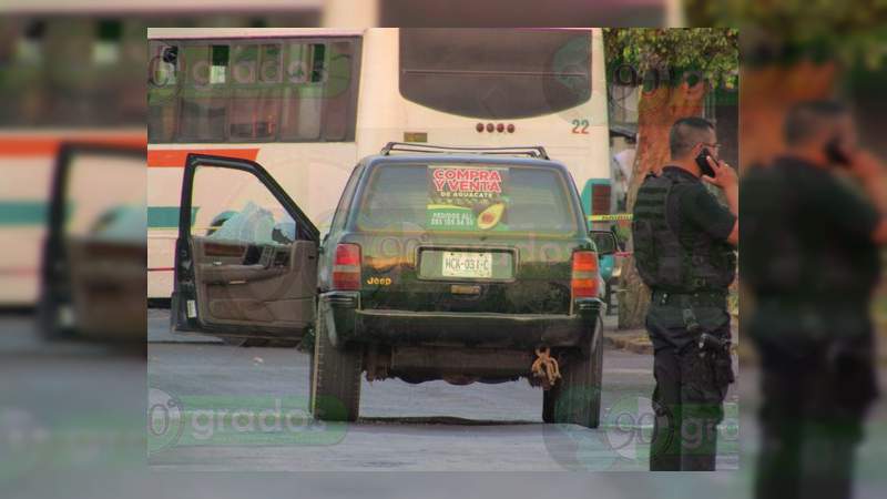 Asesinan a un policía y un revendedor de aguacate, en Zamora - Foto 1 