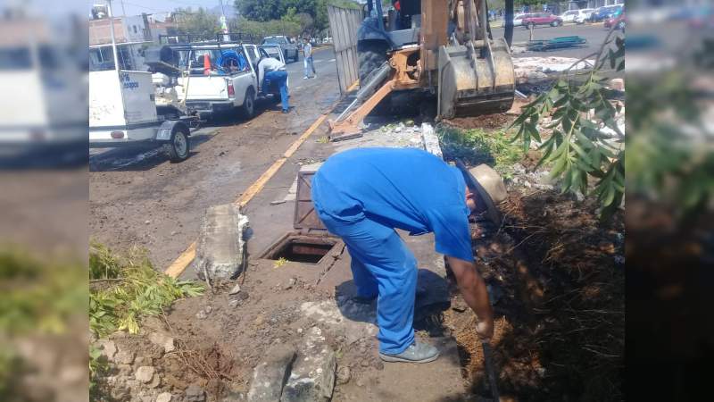 UMSNH lamenta afectación causada en línea de agua potable: Ignacio Luna Inocencio - Foto 0 