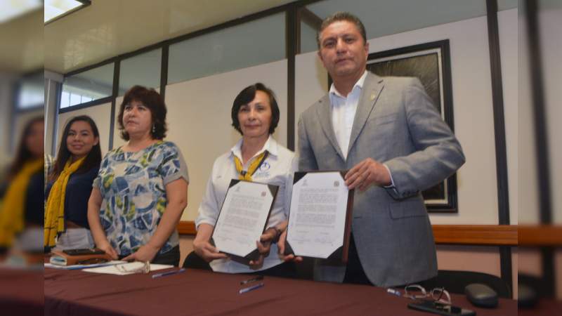 UMSNH y AMANC firman convenio de colaboración - Foto 1 