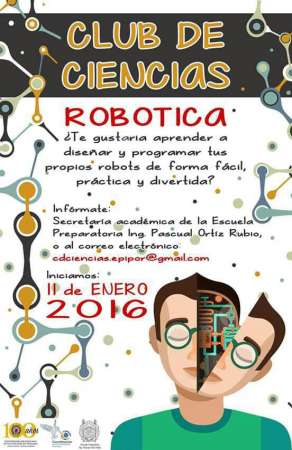 Alumnos de Preparatoria Pascual Ortiz Rubio inician Club de Robótica‏  