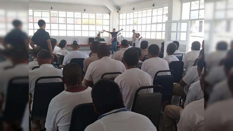 Sistema Penitenciario y UMSNH promueven cultura entre privados de la libertad 