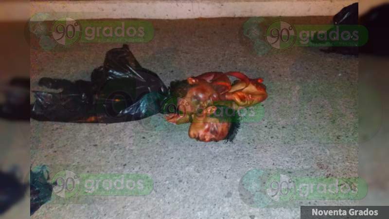 Dos cabezas humanas y restos descuartizados en plena calle de Acapulco, Guerrero  - Foto 1 