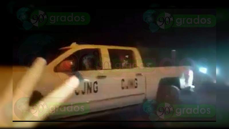 Cártel Jalisco grabó video antes de atacar Zamora - Foto 1 