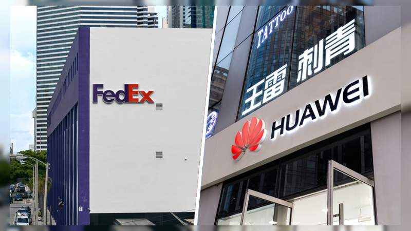 FedEx desvío nuestros paquetes a EE. UU. sin autorización: Huawei 