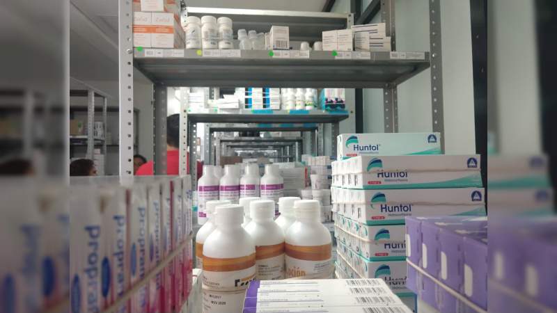 Mantiene Michoacán abasto de medicamentos en red hospitalaria de la SSM 