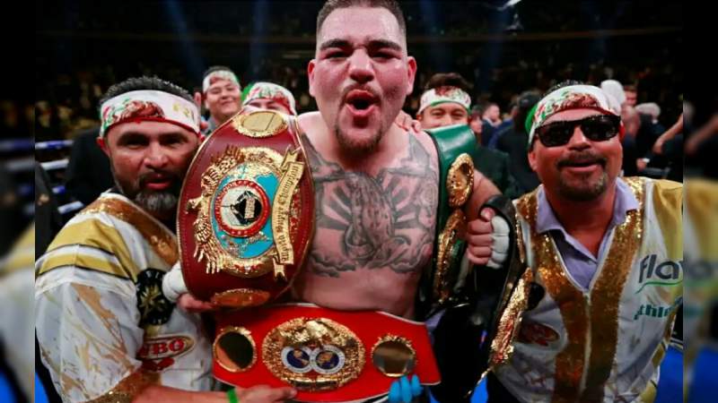 Andy Ruiz se convierte en el primer mexicano en conquistar el campeonato mundial de peso completo 