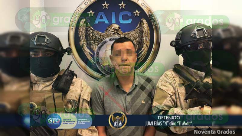 Capturan a "El Metra", líder delincuencial en Guanajuato  