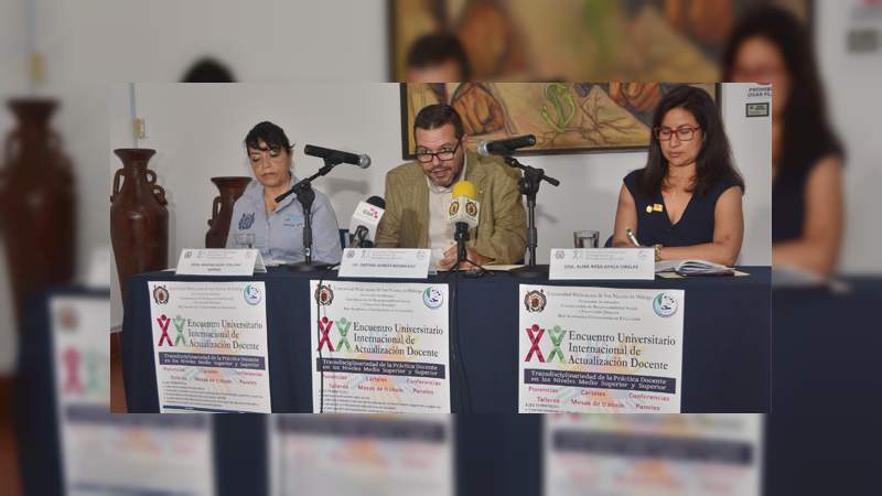Anuncian Encuentro Universitario sobre Actualización docente en la UMSNH 