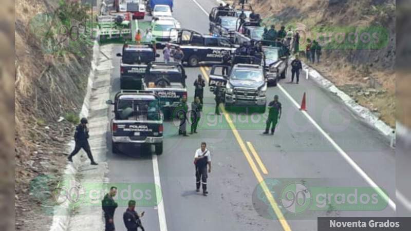 Se registra enfrentamiento a balazos en Aguililla, Michoacán 