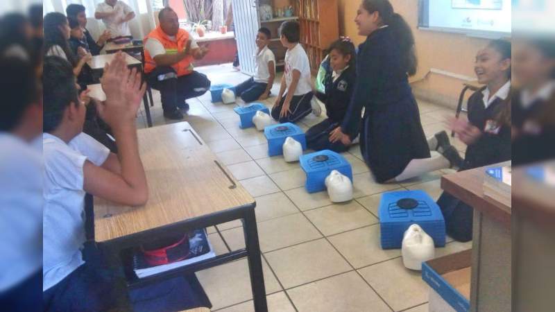 Instruye Segob a niñas, niños y jóvenes en materia de protección civil y combate a incendios - Foto 0 