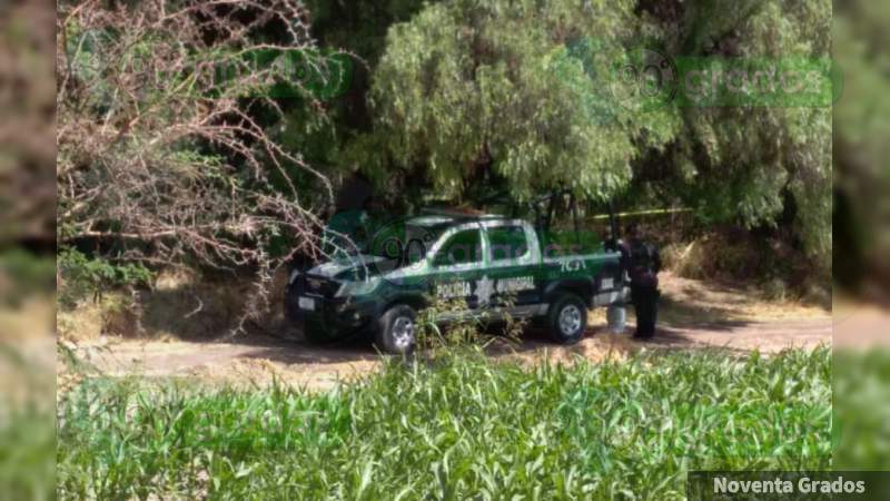 Hallan a encobijado en un canal en Villagrán, Guanajuato 