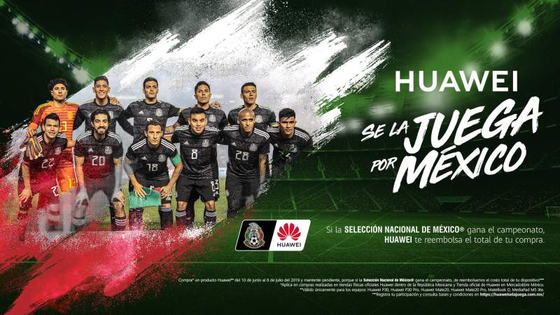 Huawei te regalará un smartphone si México gana la Copa Oro 