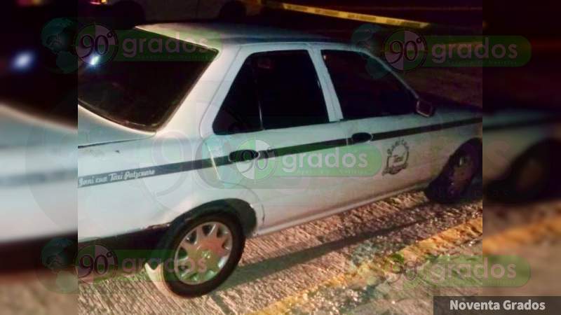 Asesinan a taxista en Pátzcuaro, Michoacán; son tres asesinatos este miércoles en esta ciudad 