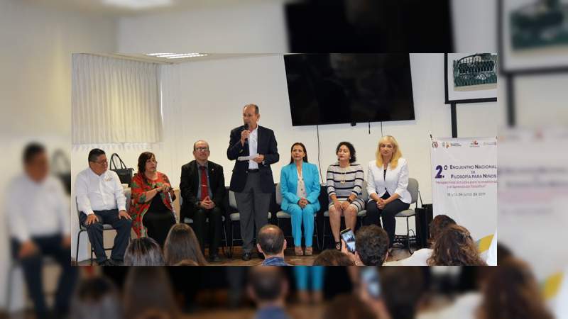 Inauguran 2º Encuentro Nacional de Filosofía para Niños en la UMSNH - Foto 0 