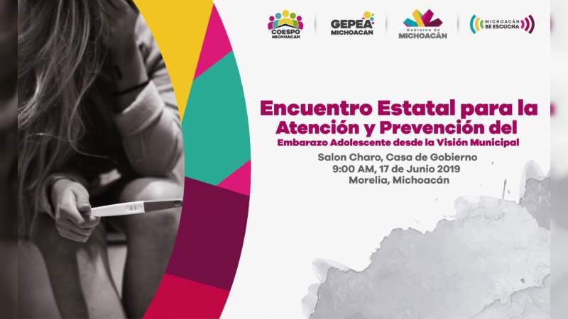 Invita Coespo al “Encuentro Estatal para la Prevención del Embarazo Adolescente desde la visión Municipal” 