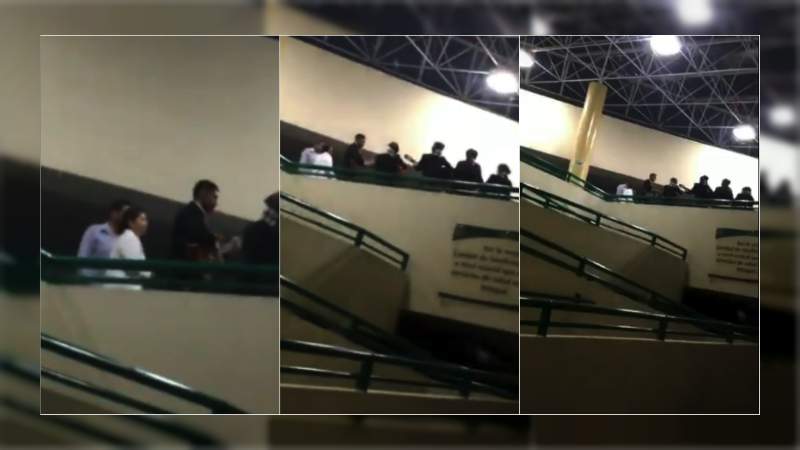 Arman fiesta con todo y mariachis, dentro del IMSS Puebla 