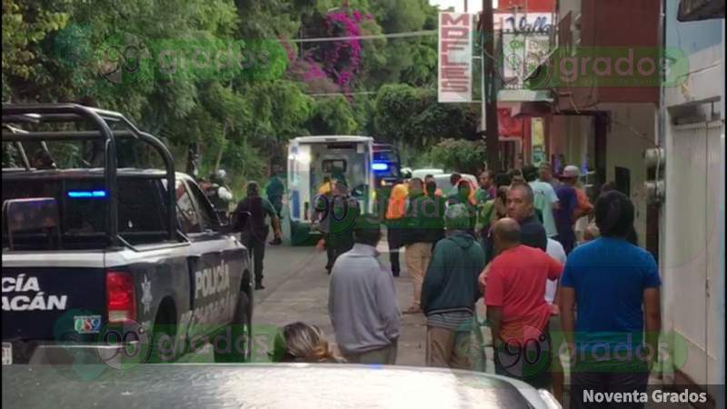 Atacan a balazos a dos personas en Morelia, Michoacán, resultan heridos 