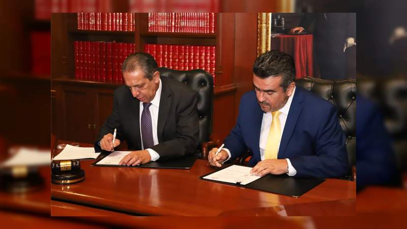 Poderes Judiciales de Michoacán y Tamaulipas firman acuerdo en materia de tramitación electrónica de exhortos judiciales - Foto 1 
