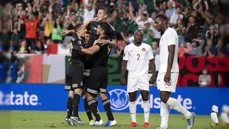 México venció 3-1 a Canadá y se acerca a los Cuartos de Final en Copa Oro 