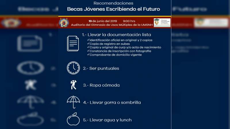 Pospondrán entrega de becas “Jóvenes escribiendo el futuro” anunciadas para el 20 de junio 