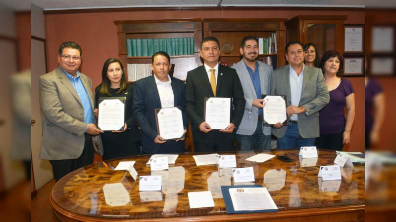 UMSNH y CMIC firman convenio de colaboración - Foto 1 