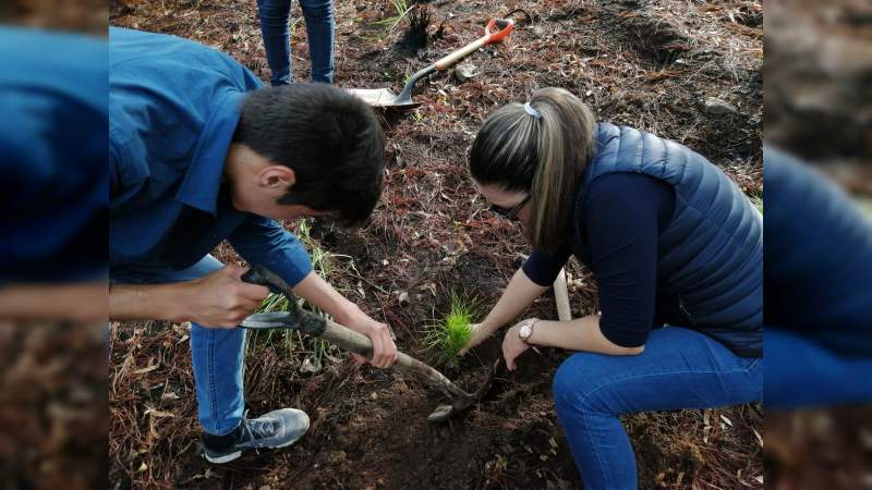 Nicolaitas por el Planeta inicia con reforestación - Foto 1 