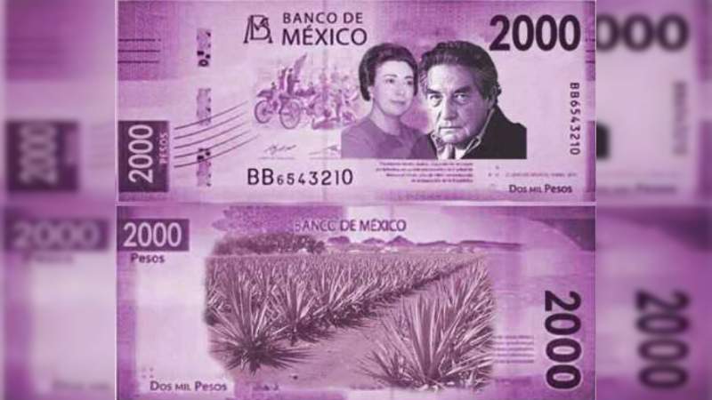 Hasta 2022 saldría el nuevo billete de dos mil pesos 