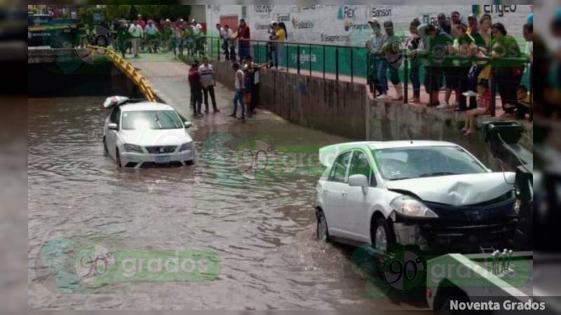 Intensas lluvias provocan daños materiales en Juventino Rosas, Guanajuato - Foto 1 