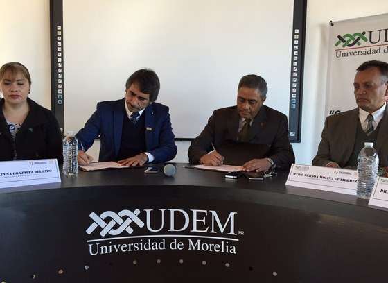Cobaem y UDEM firman convenio para fortalecer la calidad educativa en Michoacán‏  